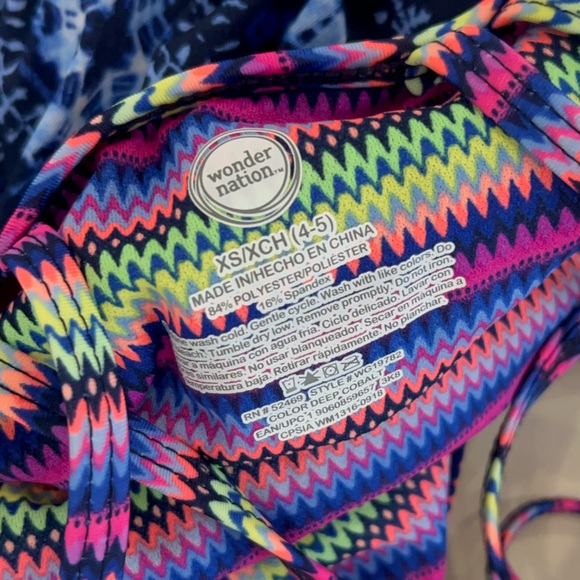 Wonder Nation, Girls, One Piece, Swimsuit. - Picture 4 of 6